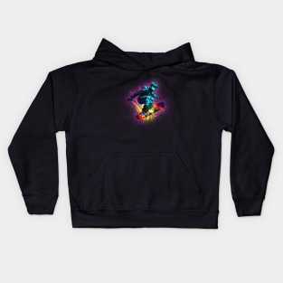 Snowboard Color Explosion Kids Hoodie